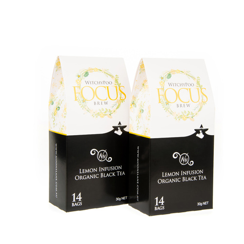 10% Discount On 2 x Focus Teas (Pyramid Bags)