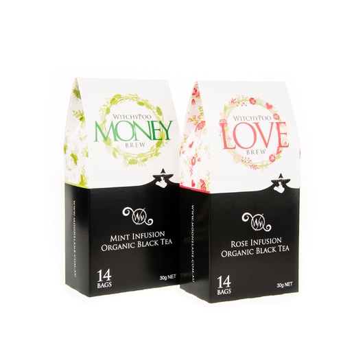 10% Discount On 1 x Love, 1 x Money Teas (Pyramid Bags)