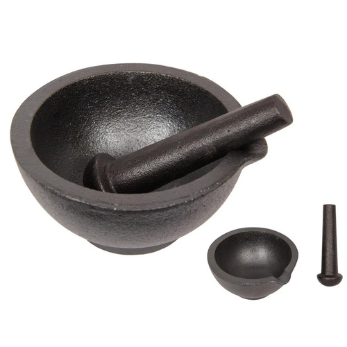 Cast Iron Mortar & Pestle