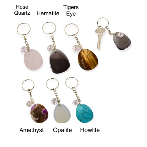 Crystal Energy Key Ring 6 ASSTD In (GIFT BOX)