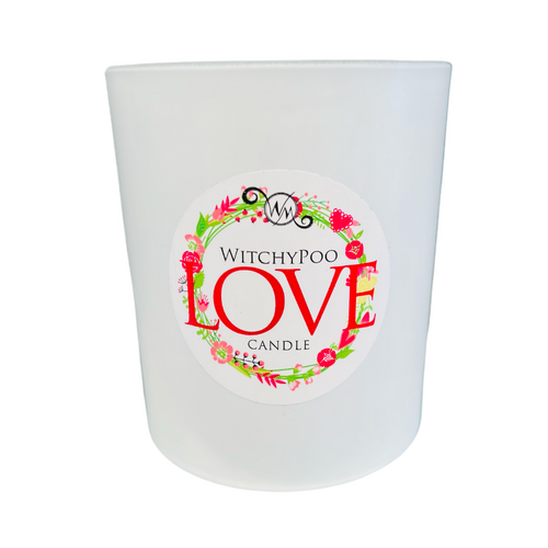 Love Crystal Intention Candle - Rose Infusion - Large